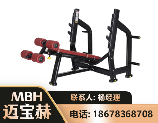 广安豪华下斜卧推架
